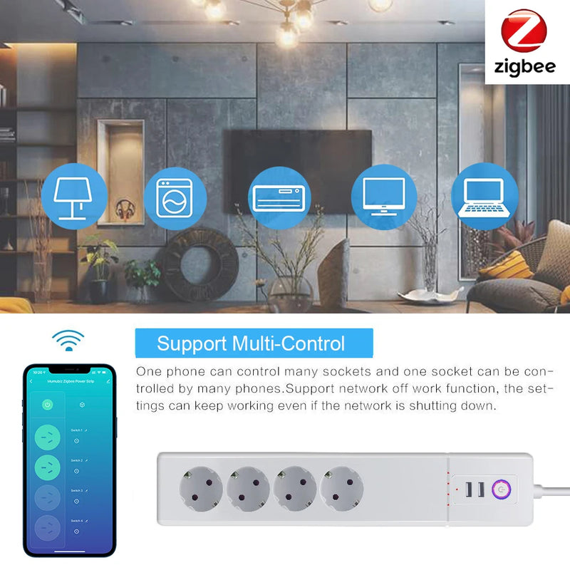 WiFi Control Smart Surge Protector