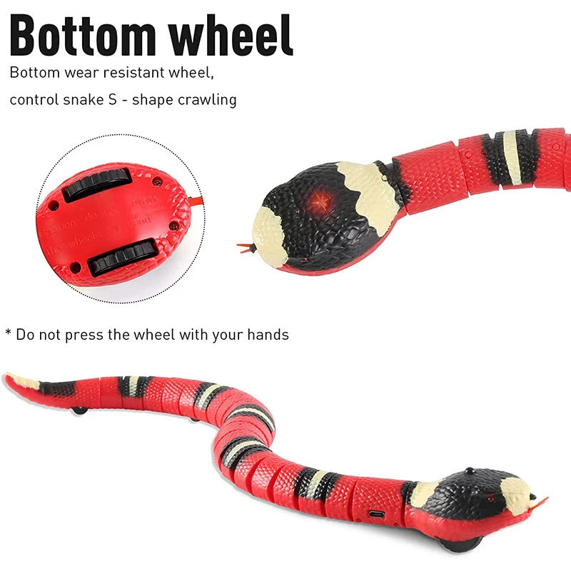 Cat USB Rechargeable Snake Interactive Toy