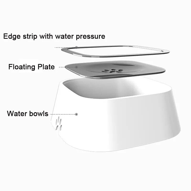 Pet Without Spill Drinking Water Bowl