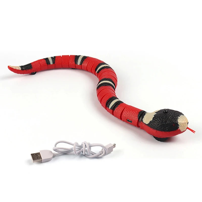 Cat USB Rechargeable Snake Interactive Toy