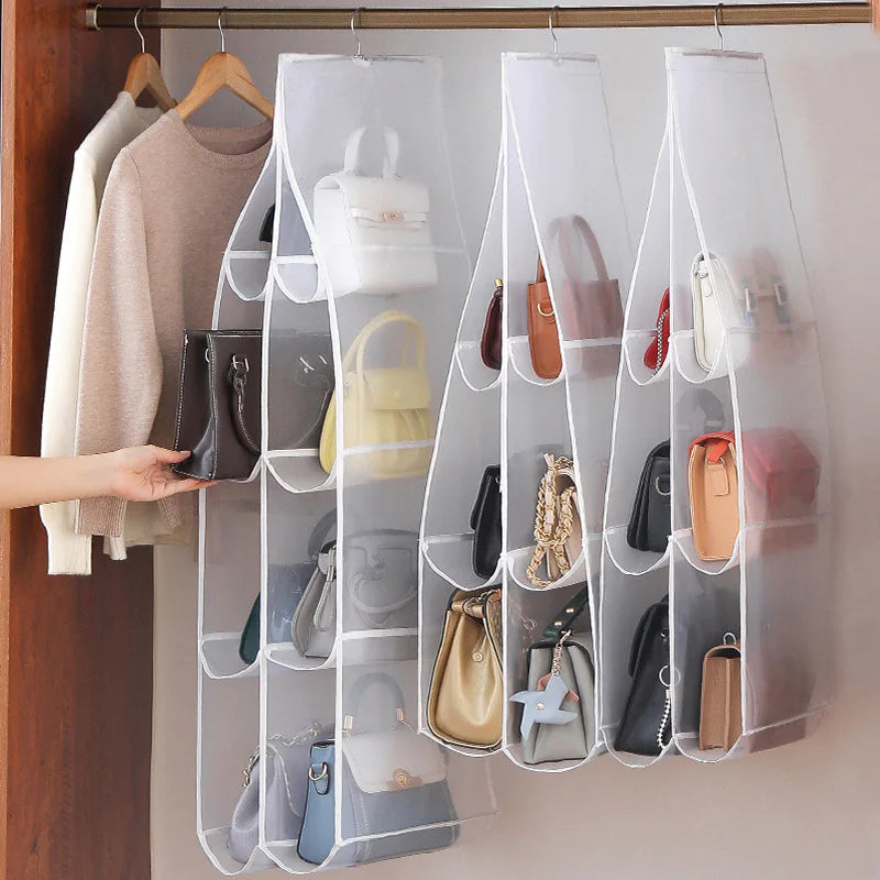 Closet Hanging Handbag Organizer