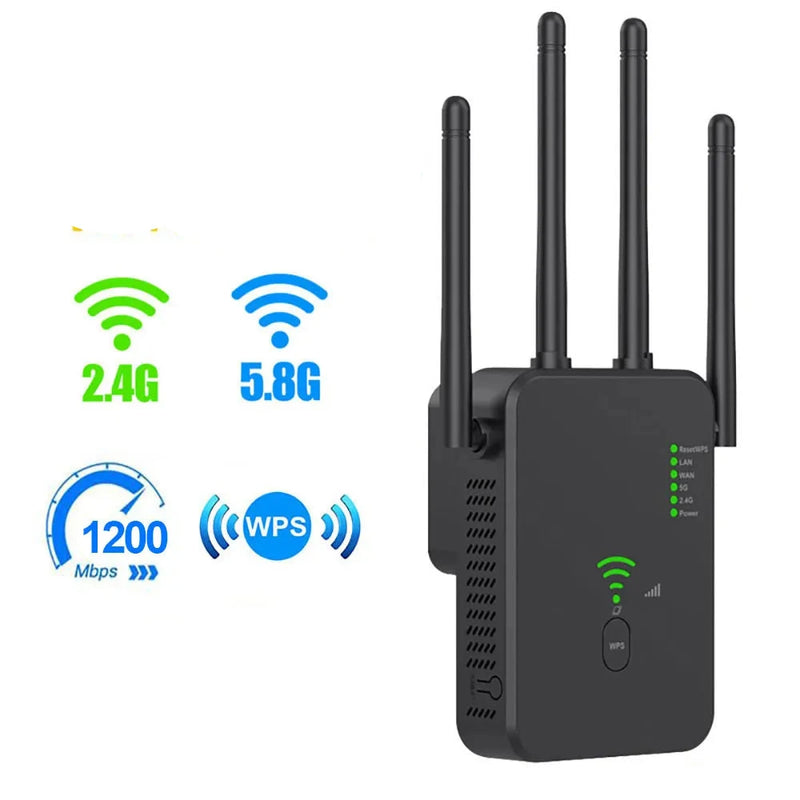 1200Mbps Dual-Band Repeater WiFi