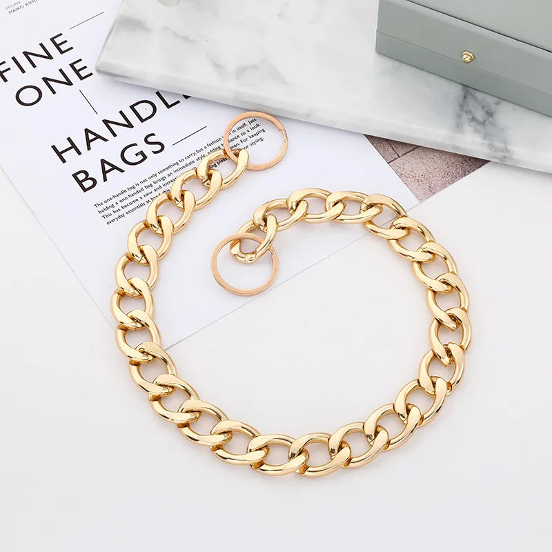 Dog Luxury Gold Chain Collar