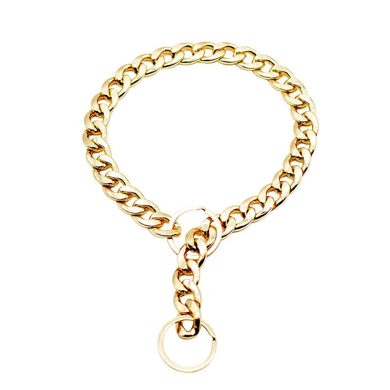 Dog Luxury Gold Chain Collar