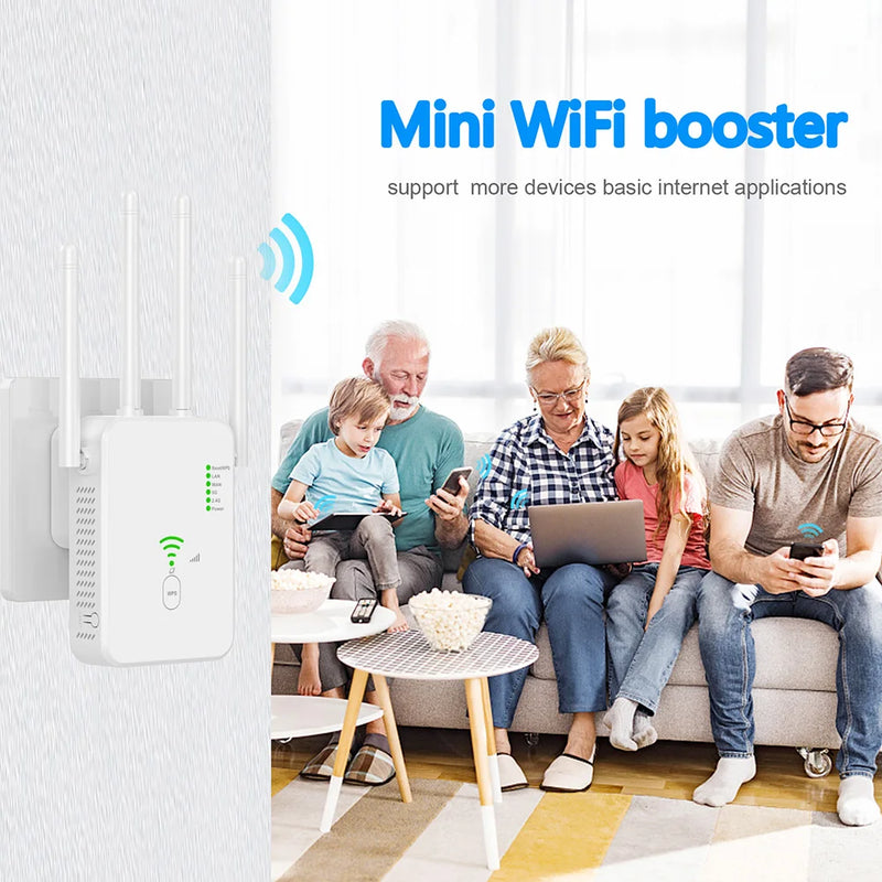 1200Mbps Dual-Band Repeater WiFi