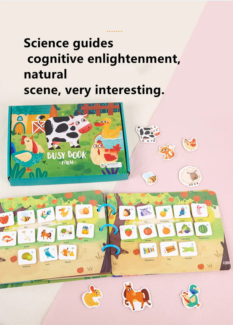 Book Puzzles Game Educational Toy