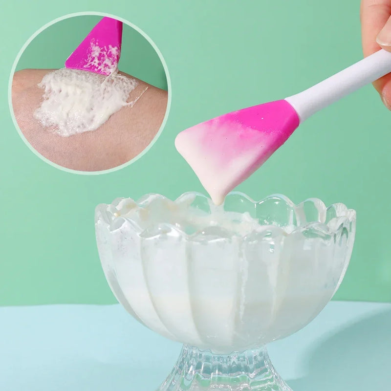 Double Silicone Facial Mask Brush