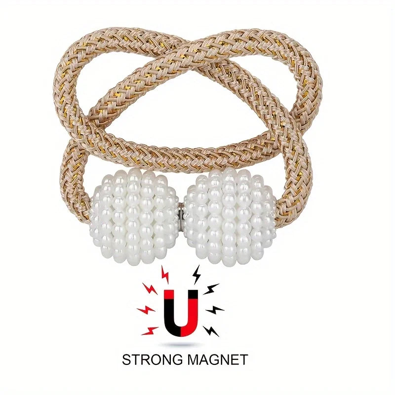 Magnetic Pearl Curtain Clip